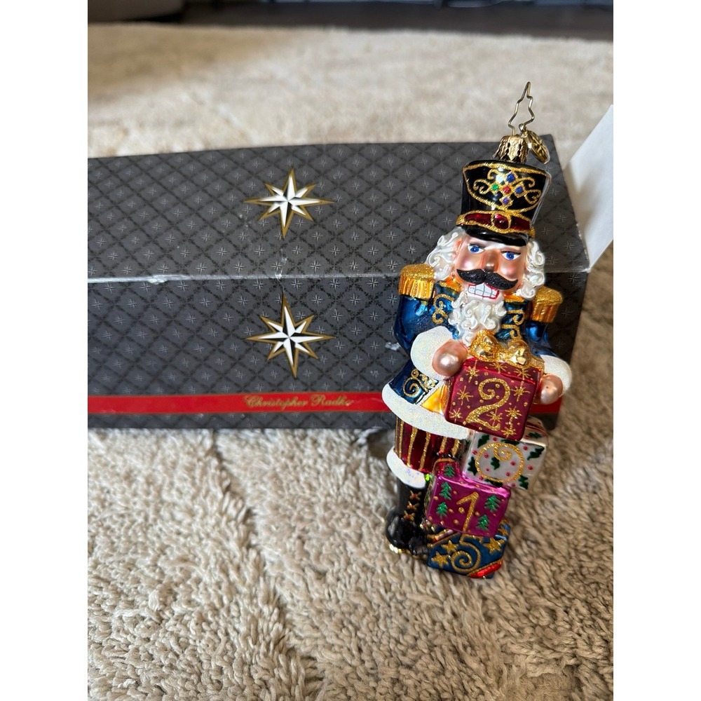 Christopher Radko #1018366 Awaiting the Year Ornament - 2015 Nutcracker